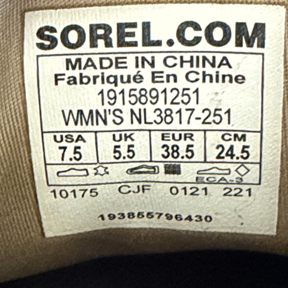 NWOT Sorel Taupe Suede Wedge Lace-Up Ankle Booties. - Picture 4 of 14